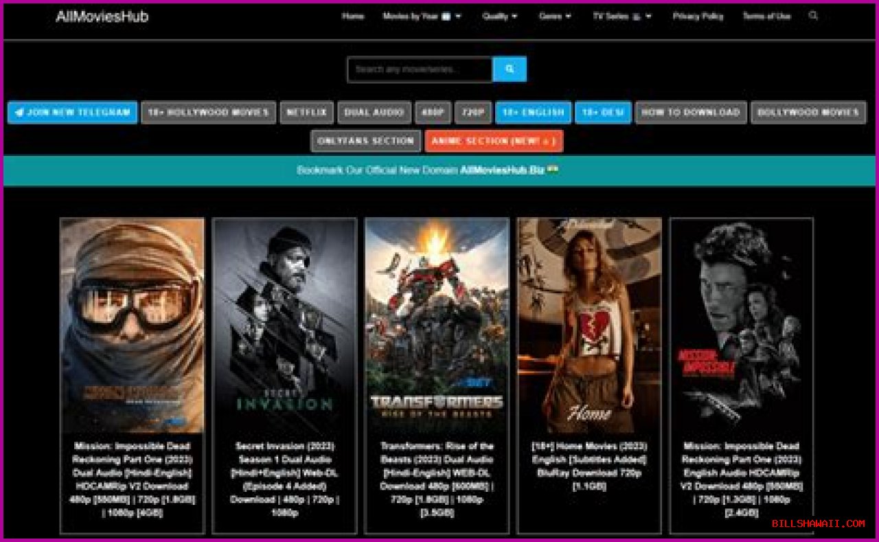 AllMoviesHub: Your Ultimate Destination For Free Movies And TV Shows