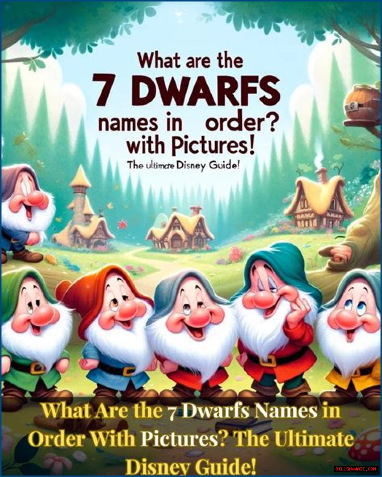 Discovering The Enchantment Of The Seven Dwarfs: Names And Stories