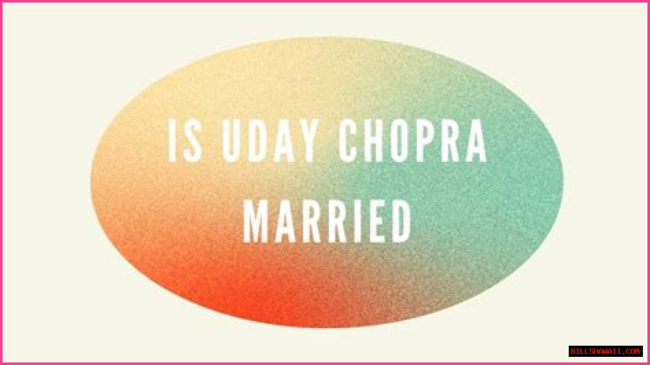 Uday Chopra's Wife: A Glimpse Into Their Life And Love